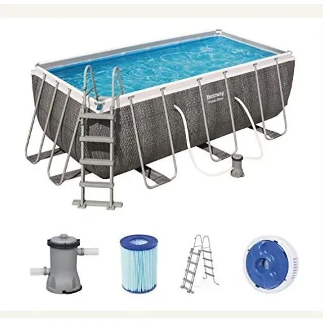 Hauptansicht Bestway Power Steel 412 × 201 × 122, 412 × 201 × 122 cm, 6.478 l und Filterpumpe