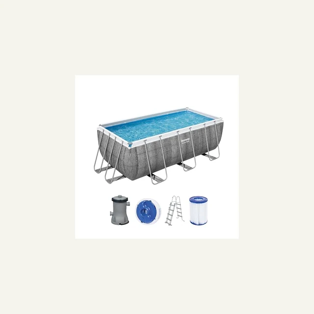 Hauptansicht Bestway Power Steel 412 × 201 × 122, 412 × 201 × 122 cm, 6.478 l und Filterpumpe