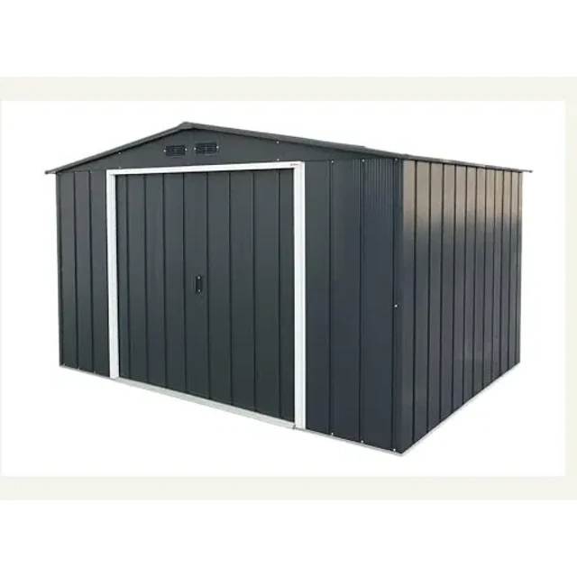 Hauptansicht Duramax ECO 10x8, 10x8 ft, feuerverzinktes Metallgerätehaus