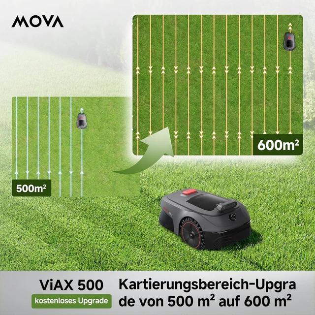 Hauptansicht MOVA ViAX 500, bis 600 m², 360°-LiDAR und Dual-KI-Vision