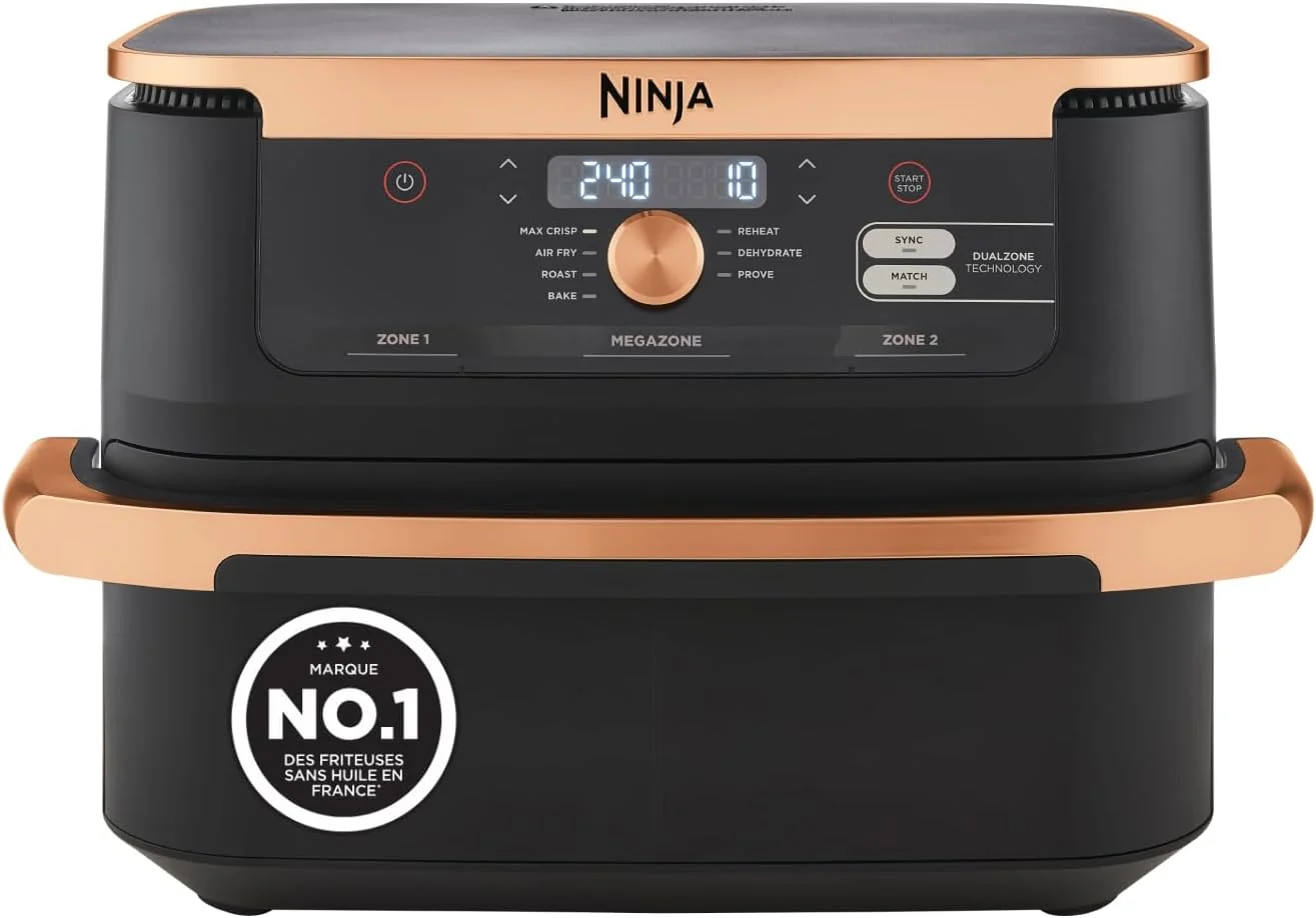 Ninja Foodi FlexDrawer AF500EUCP · Heißluftfritteuse 10,4 L mit 2 Zonen: Hauptansicht