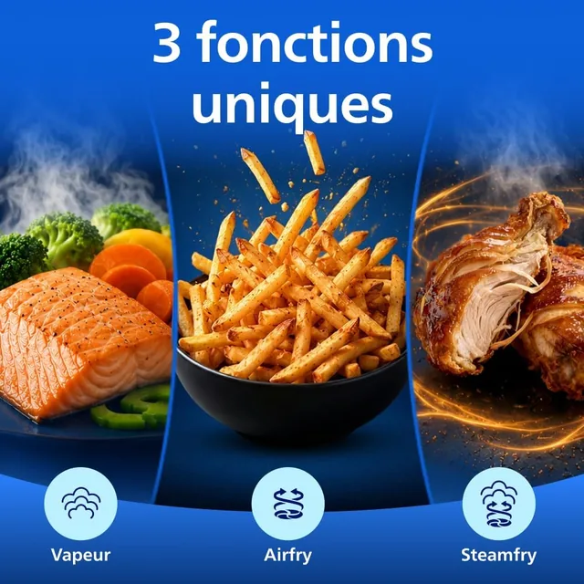 Hauptansicht von Philips Airfryer Serie 5000 · Doppelkorb 9 L mit Dampffunktion