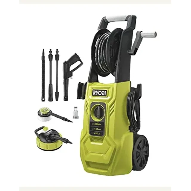 Hauptansicht RYOBI RY150PWA, 150 bar, 450 l/h und Flächenreiniger
