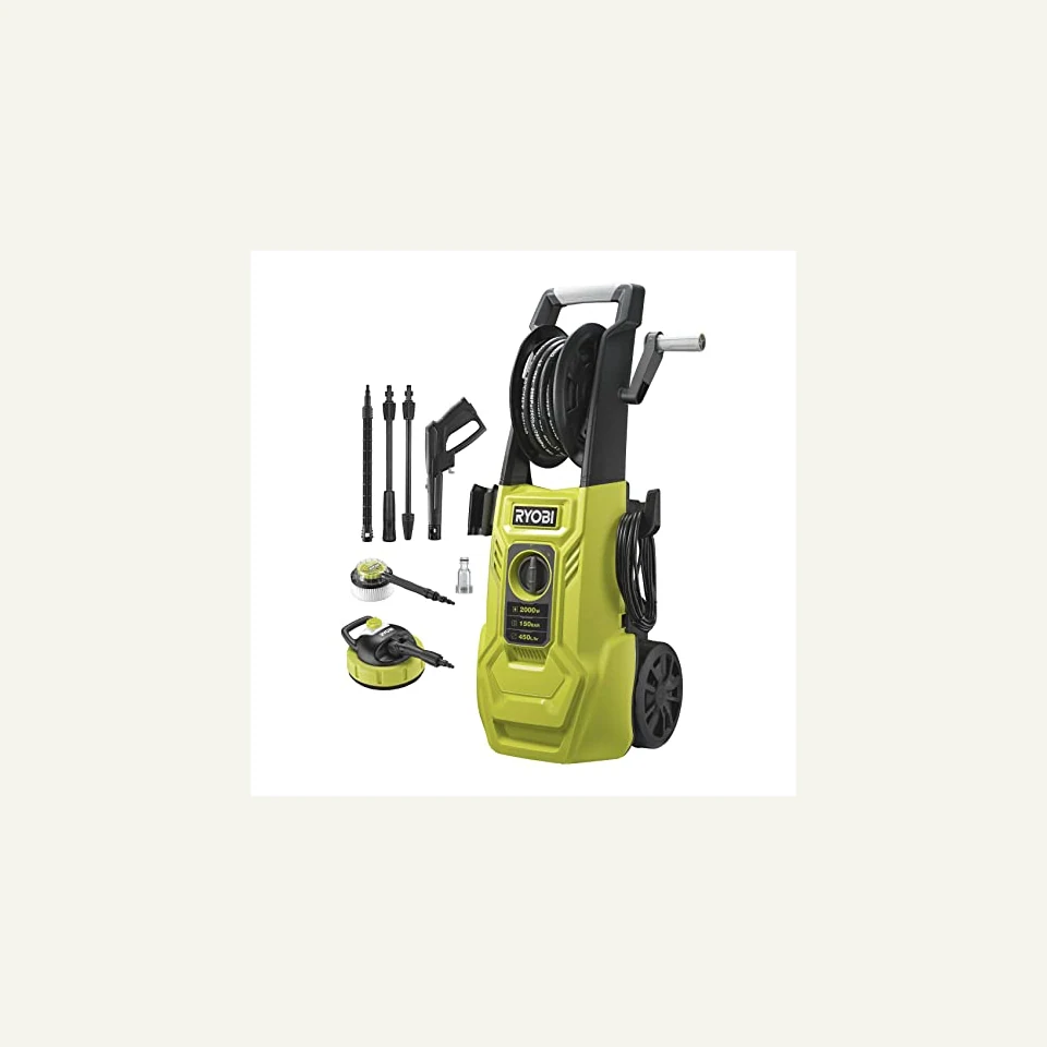 RYOBI RY150PWA, 150 bar, 450 l/h und Flächenreiniger: Hauptansicht