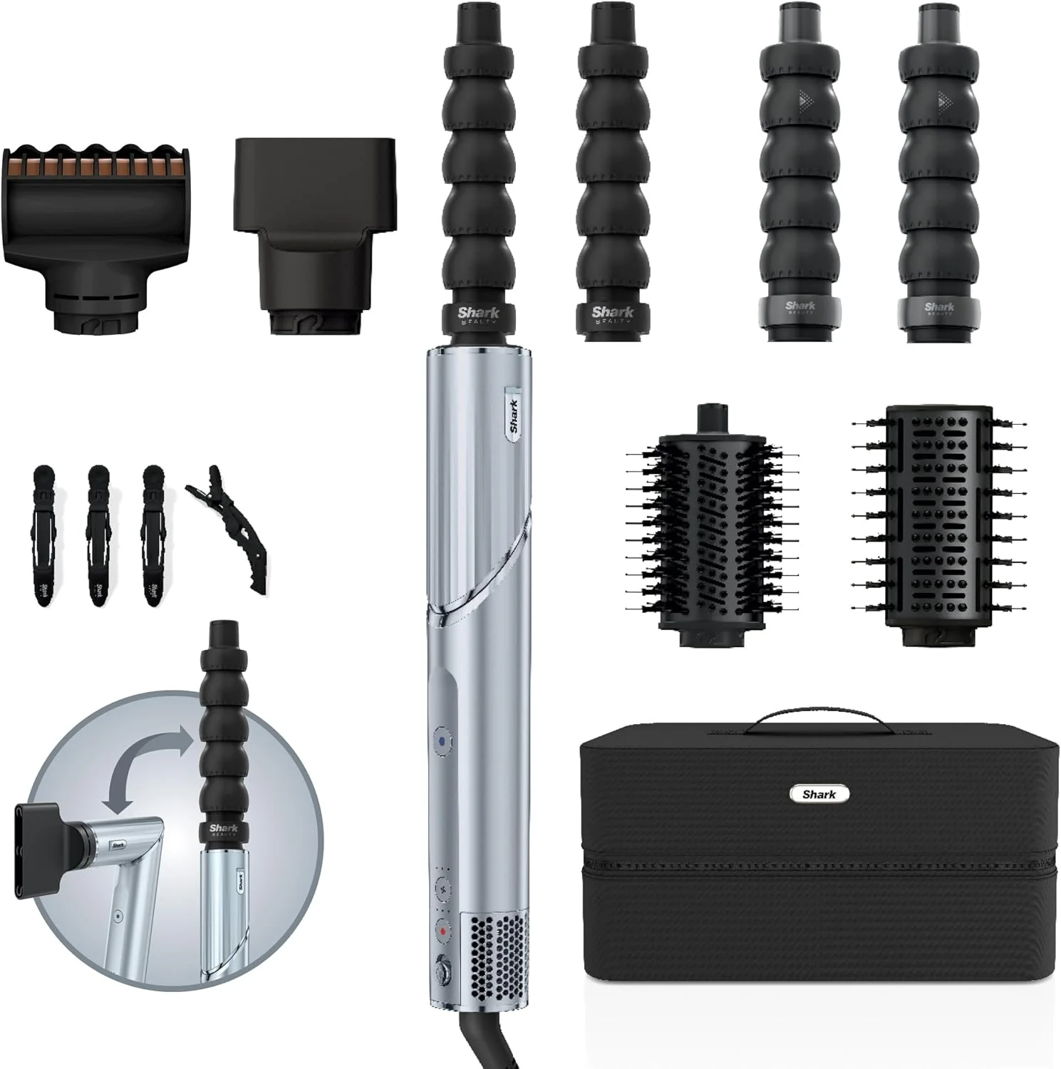 Shark FlexStyle HD476WHEU · Stylinggerät und Haartrockner 6-in-1: Hauptansicht